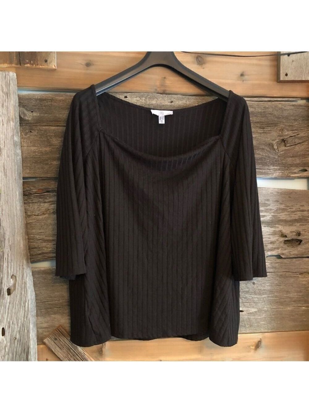 ADDITION Elle square neck top size 5X
